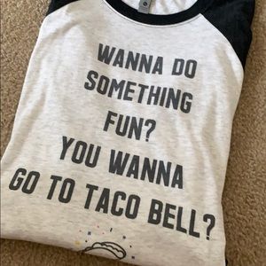 Taco Bell Baseball Tee